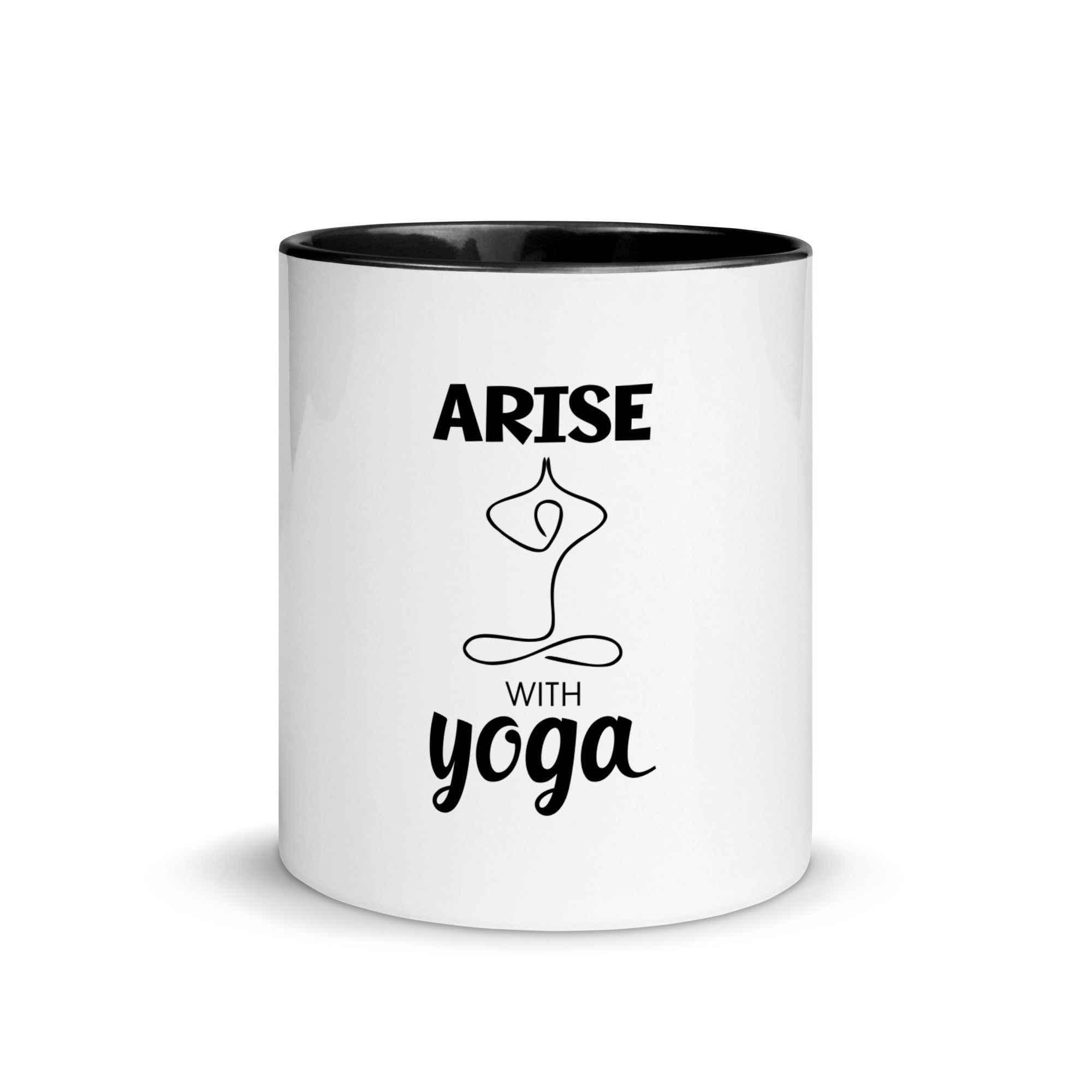ARISE WITH YOGA - Mug with Color Inside