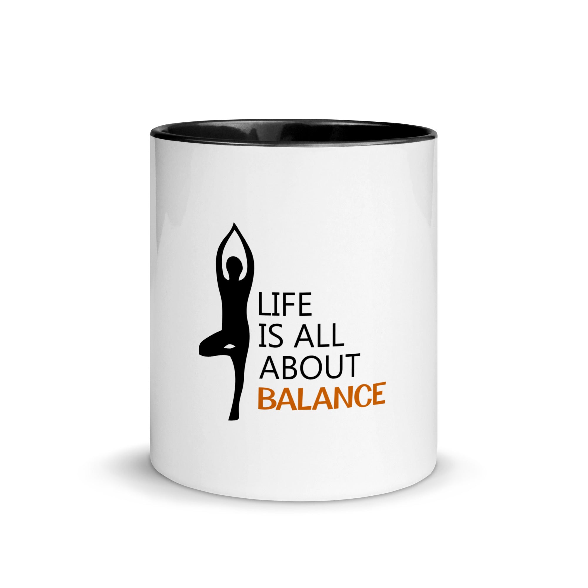 LIFE IS ALL ABOUT BALANCE - Mug with Color Inside