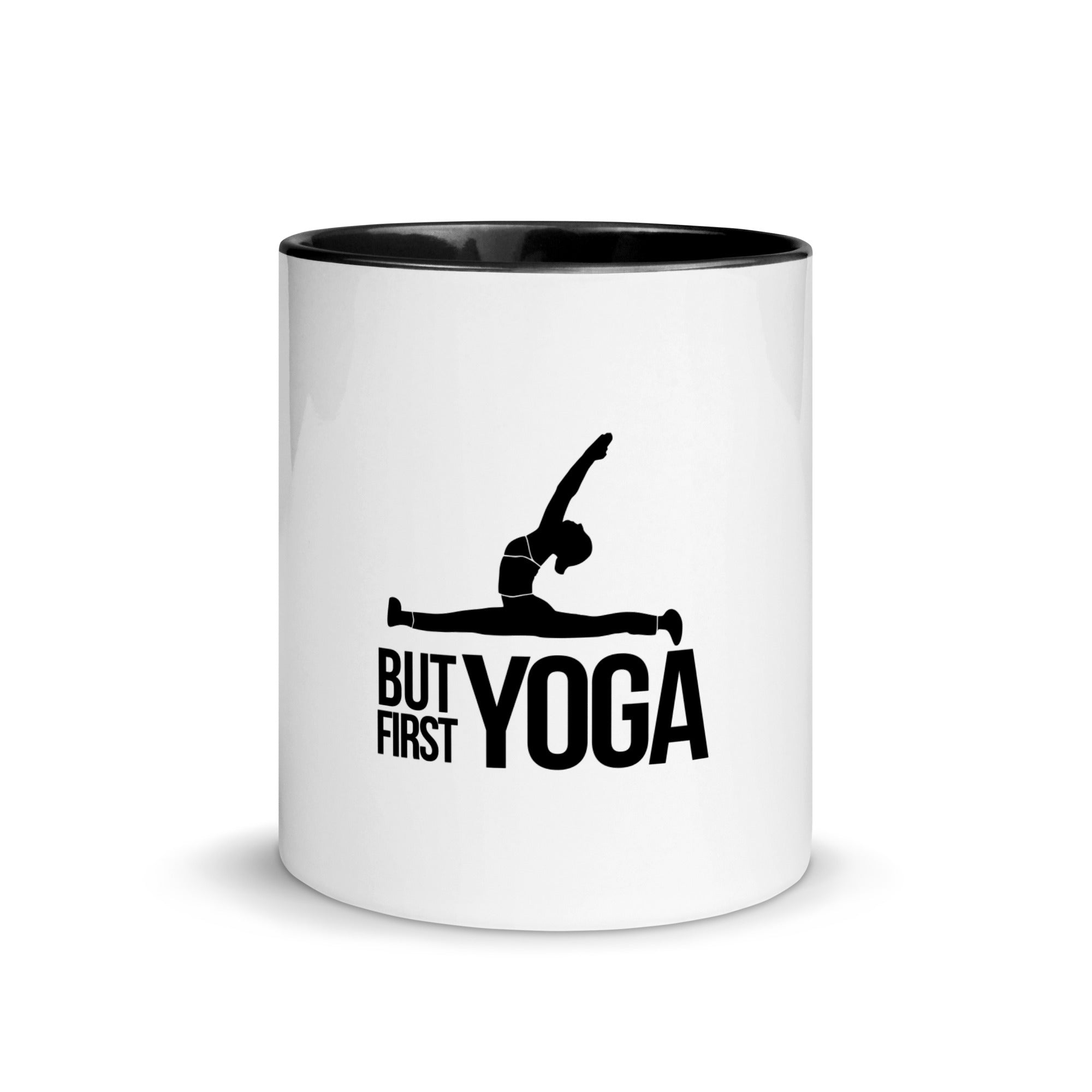 BUT FIRST YOGA - Mug with Color Inside