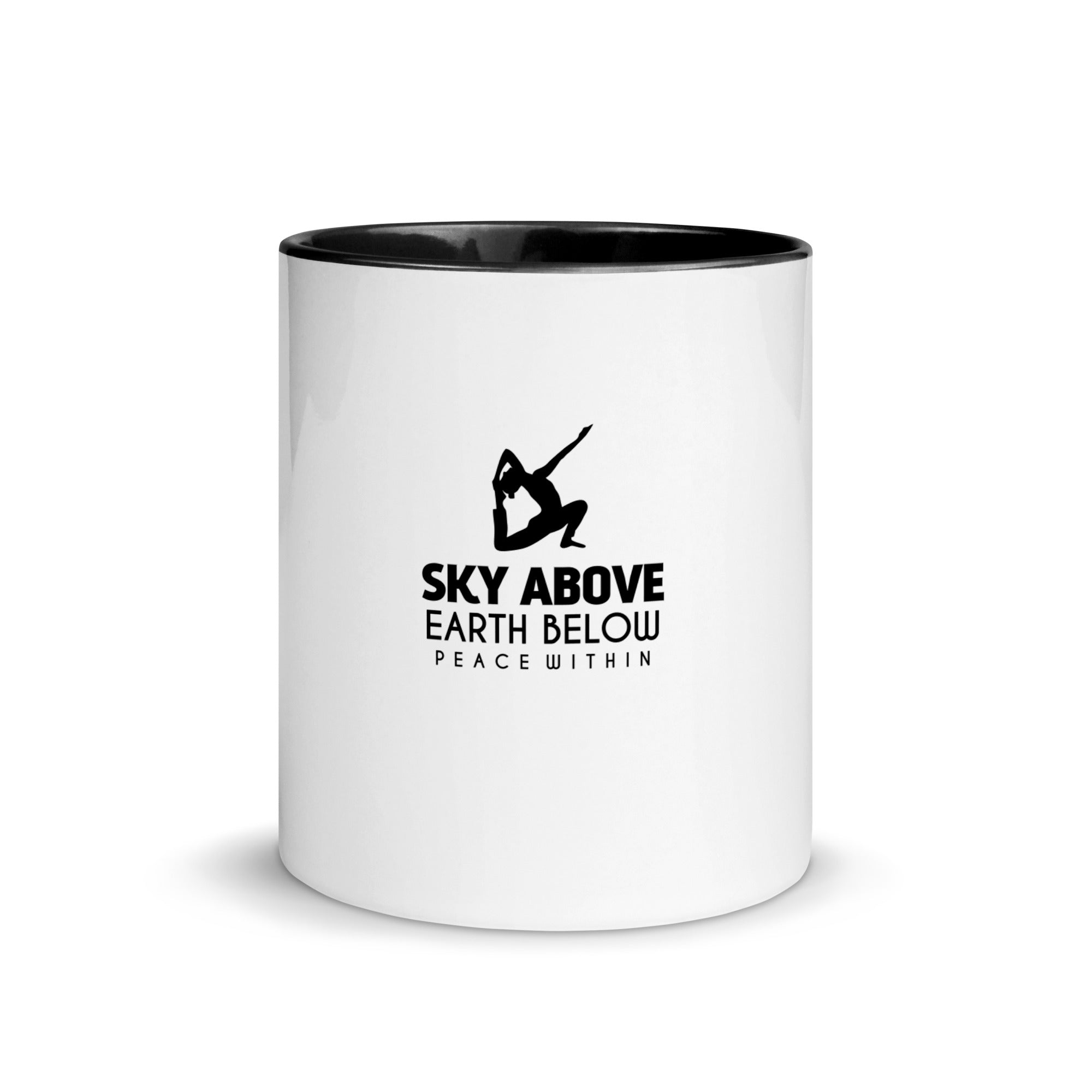 SKY ABOVE EARTH BELOW - Mug with Color Inside
