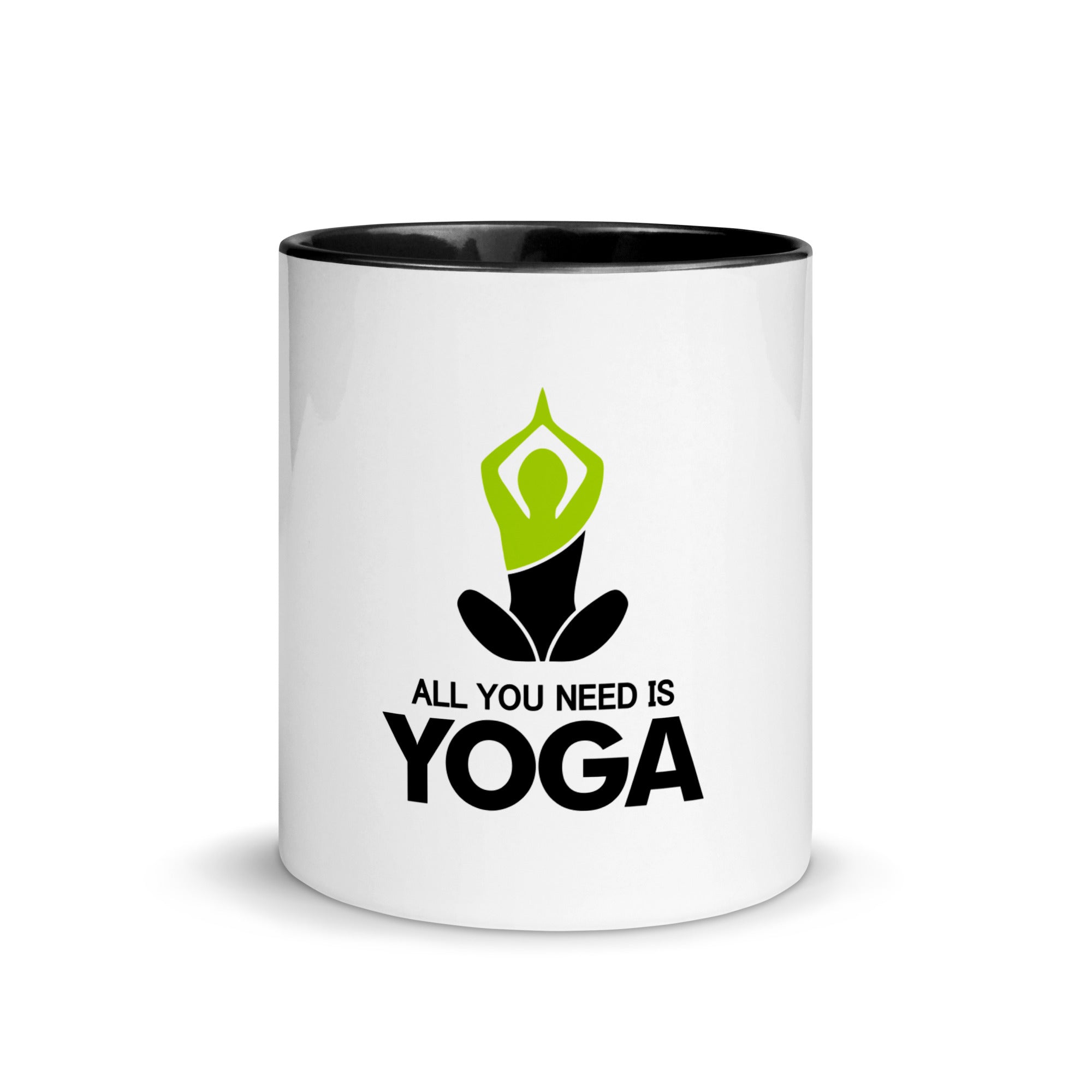 ALL YOU NEED IS YOGA - Mug with Color Inside