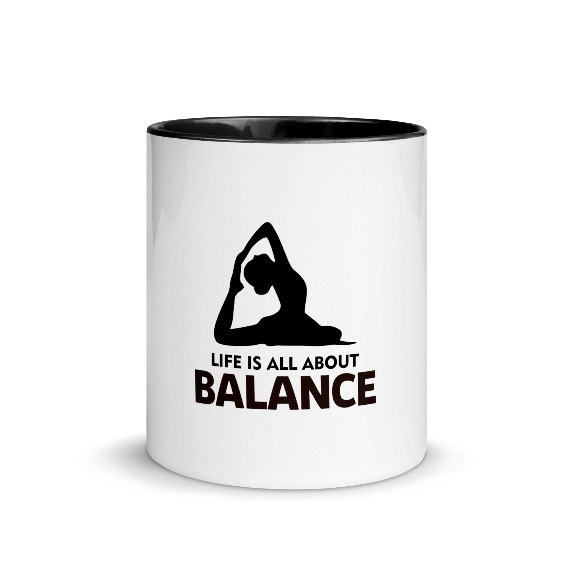 LIFE IS ALL ABOUT BALANCE - Mug with Color Inside