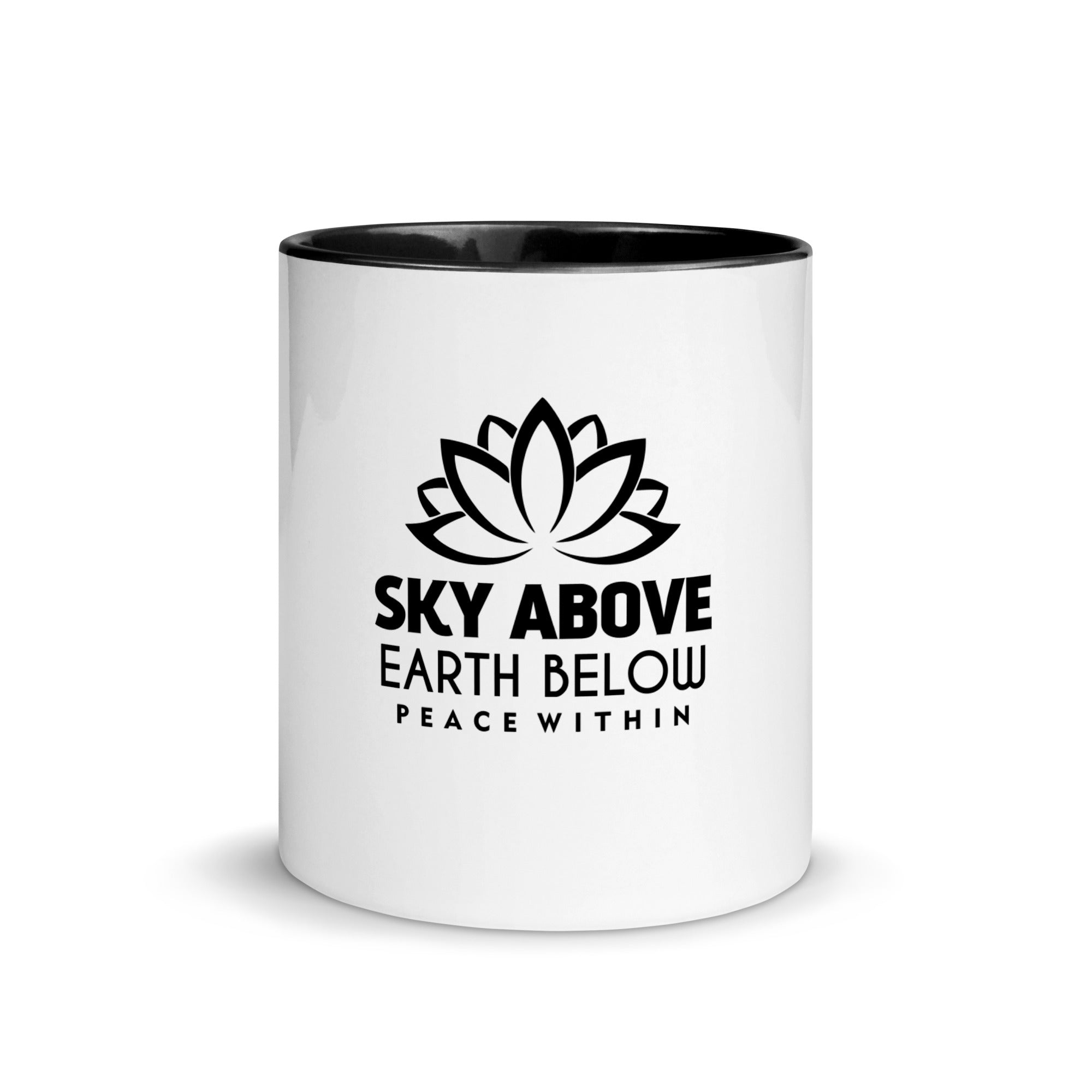 SKY ABOVE EARTH BELOW - Mug with Color Inside