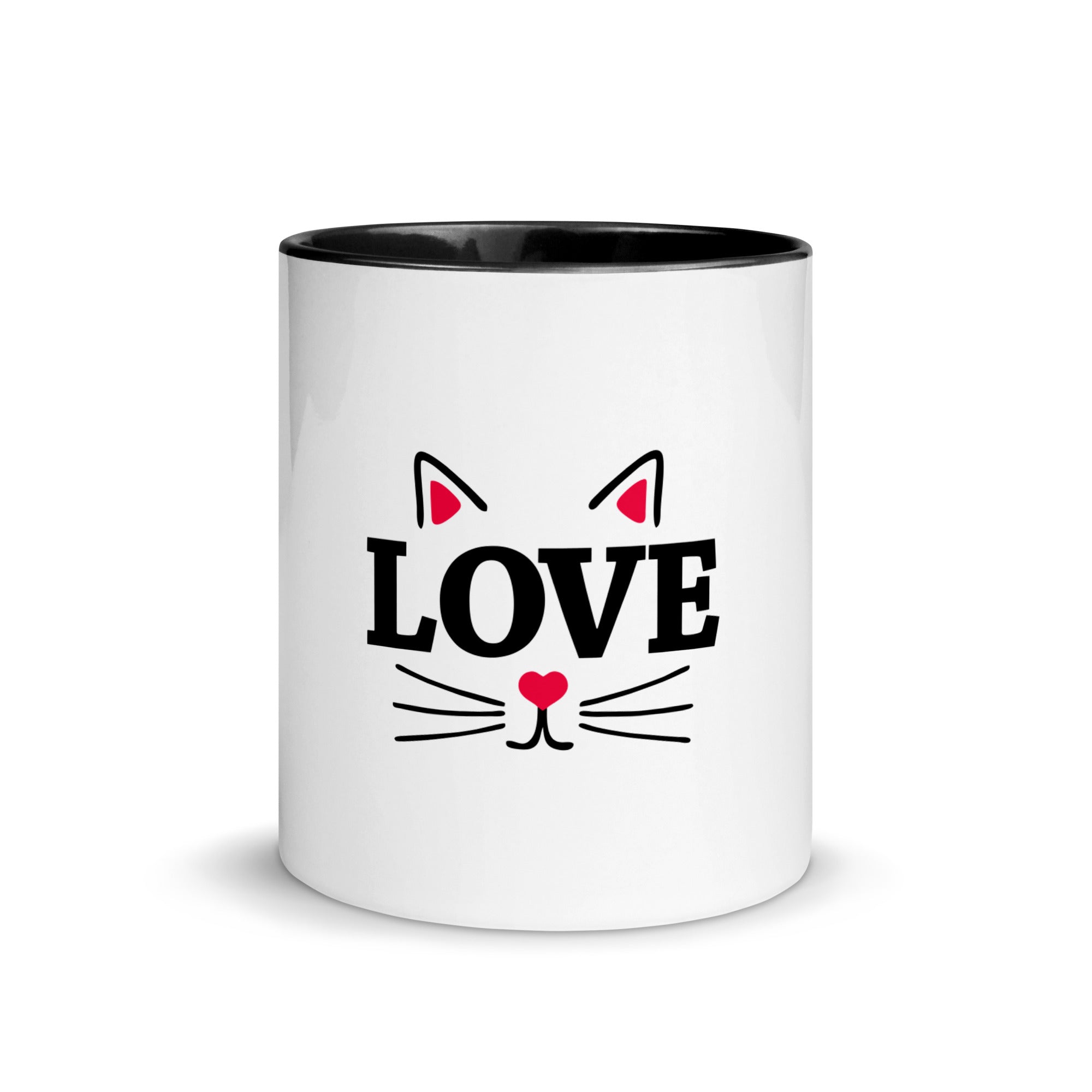 LOVE CATS - Mug with Color Inside