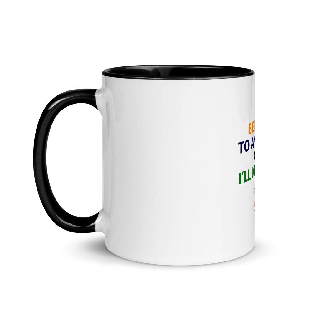 BE KIND TO ANIMALS - Mug with Color Inside