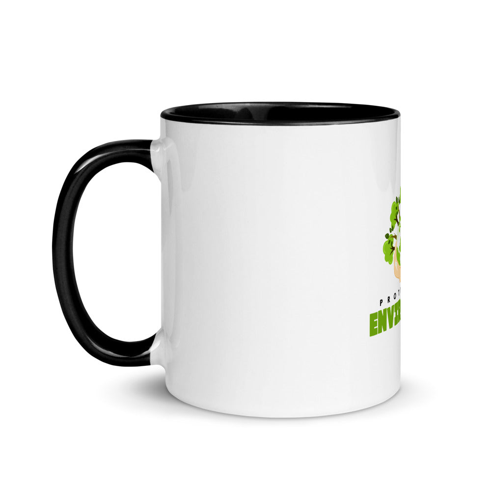 PROTECT THE ENVIRONMENT - Mug with Color Inside