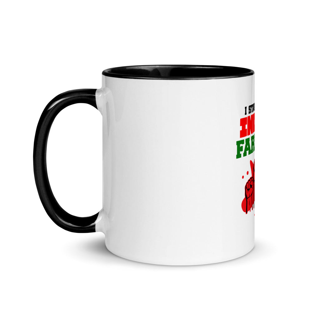 I STAND WITH INDIAN FARMERS - Mug with Color Inside
