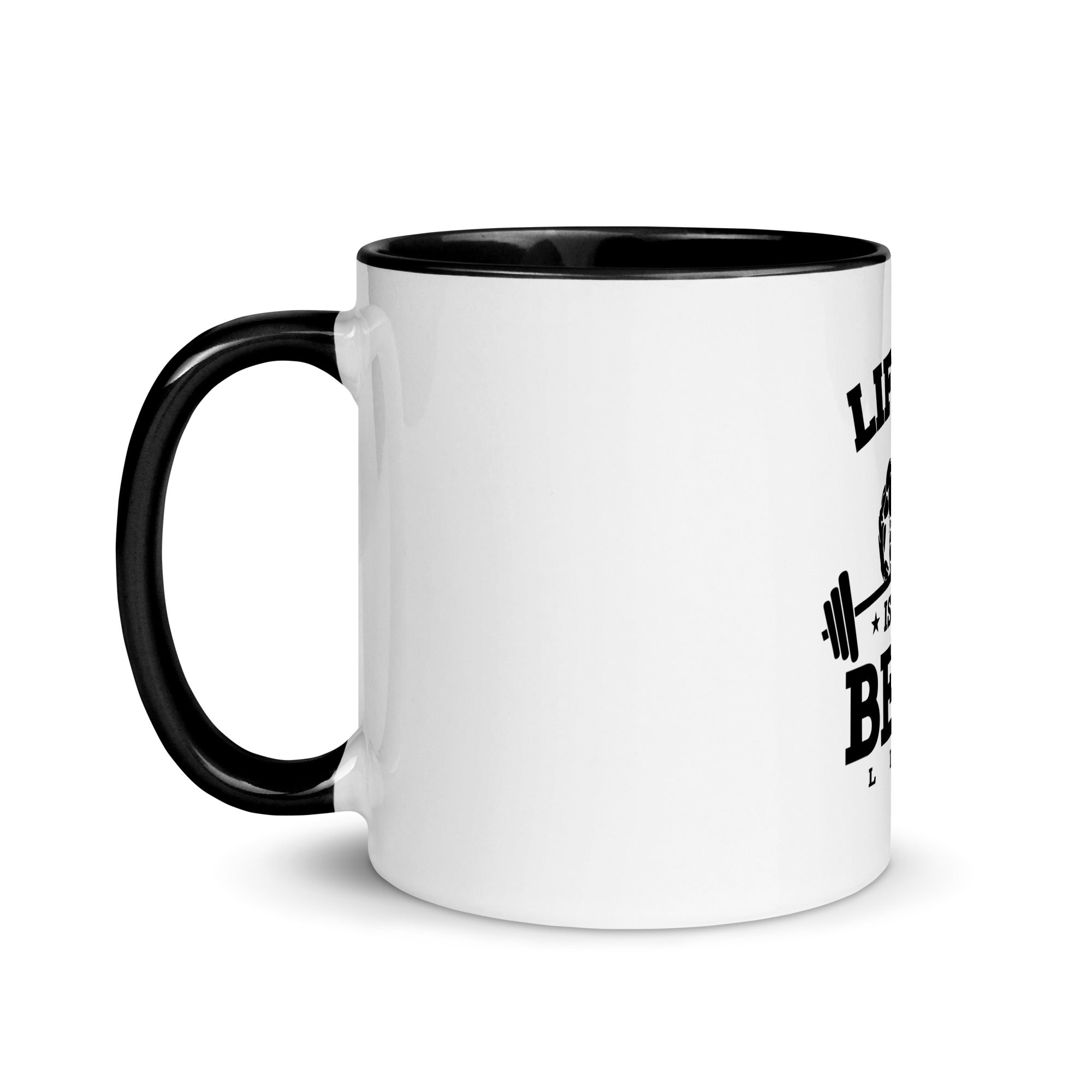 LIFTING IS MY BEST LIFE - Mug with Color Inside