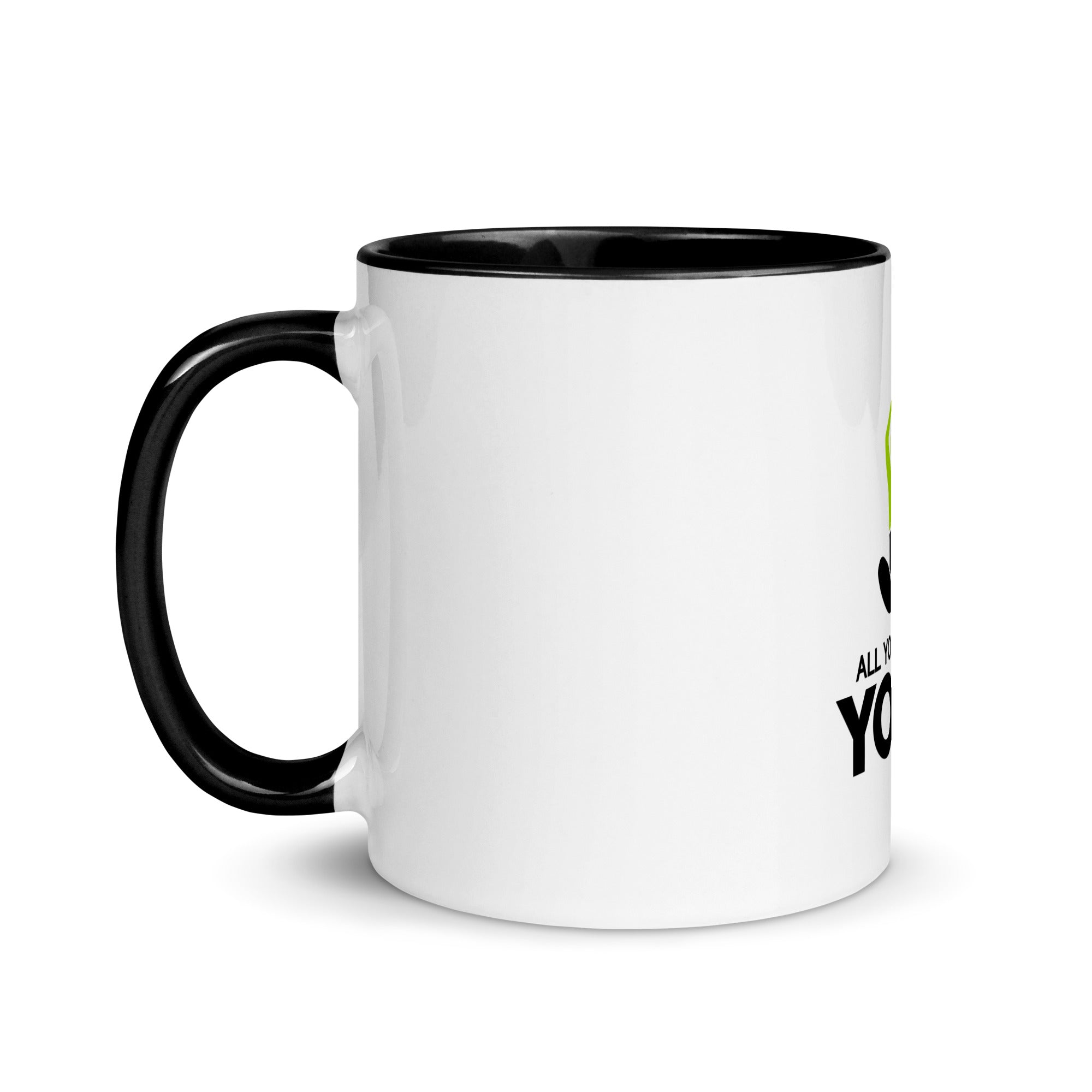 ALL YOU NEED IS YOGA - Mug with Color Inside