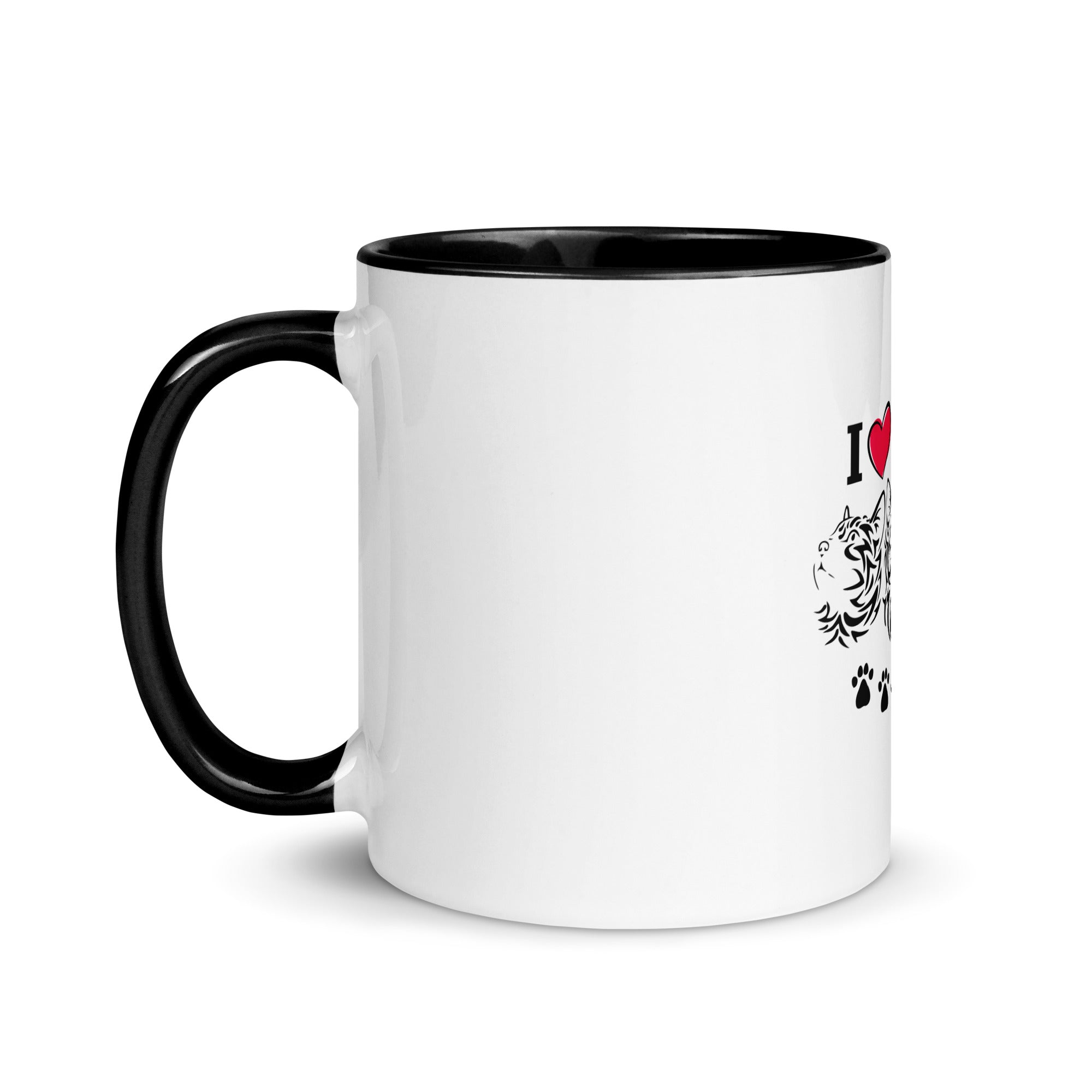 I LOVE CATS - Mug with Color Inside