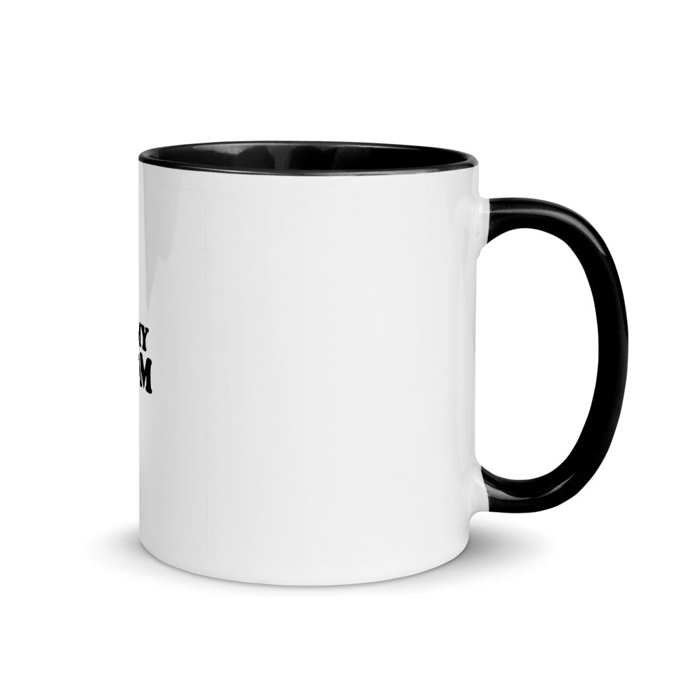 I love my mom- Mug with Color Inside