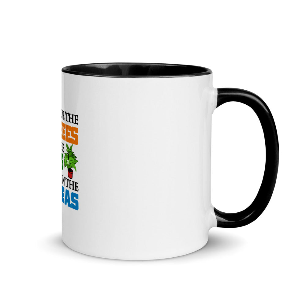 SAVE THE BEES - Mug with Color Inside