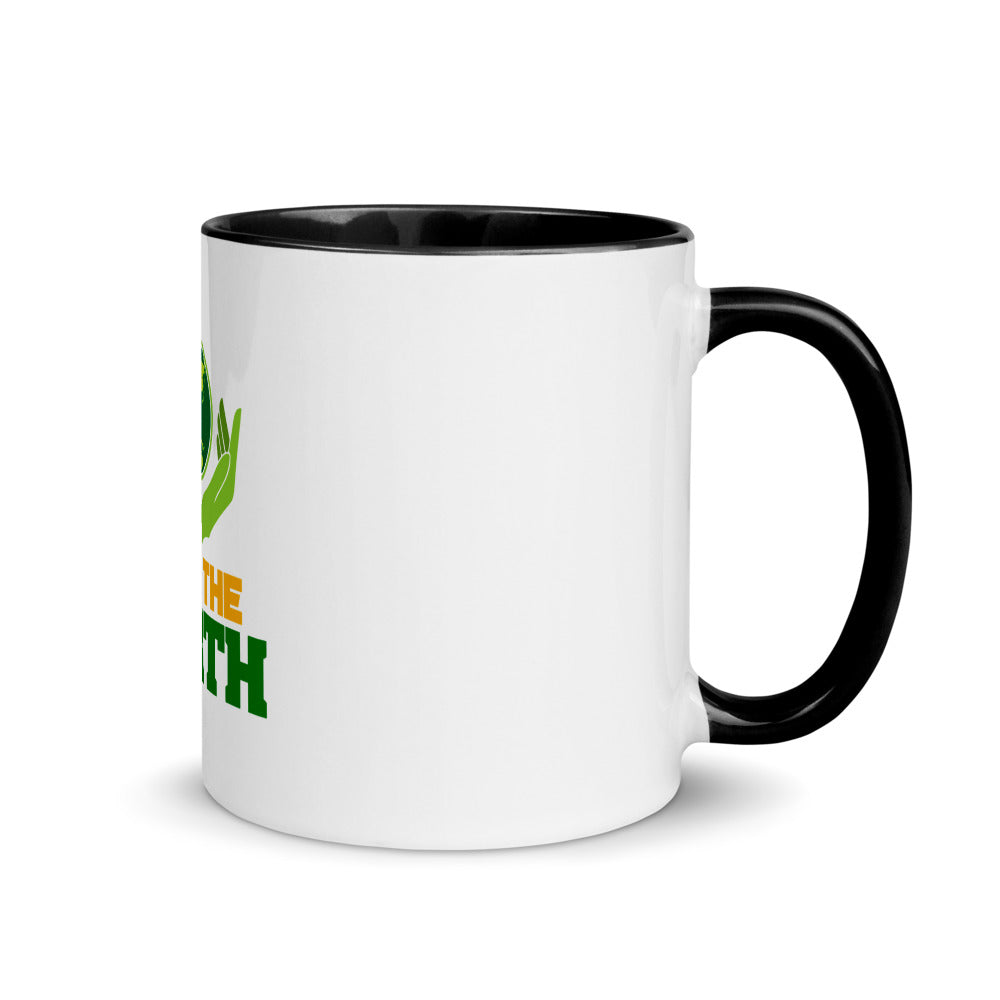 SAVE THE EARTH - Mug with Color Inside