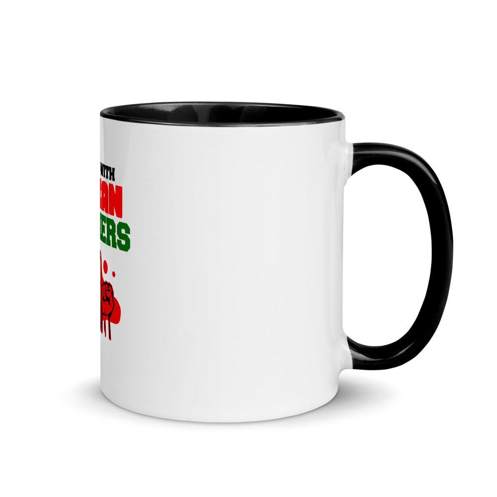 I STAND WITH INDIAN FARMERS - Mug with Color Inside