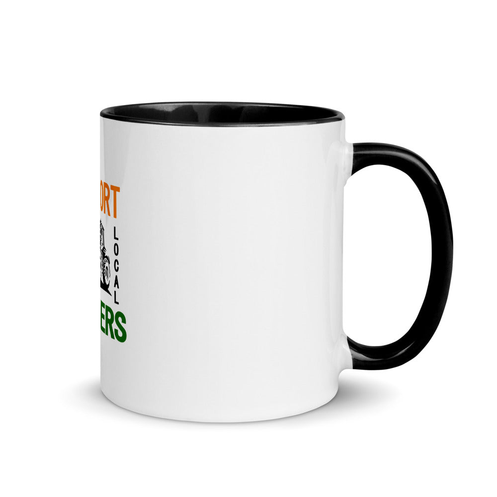 SUPPORT YOUR LOCAL FARMERS - Mug with Color Inside