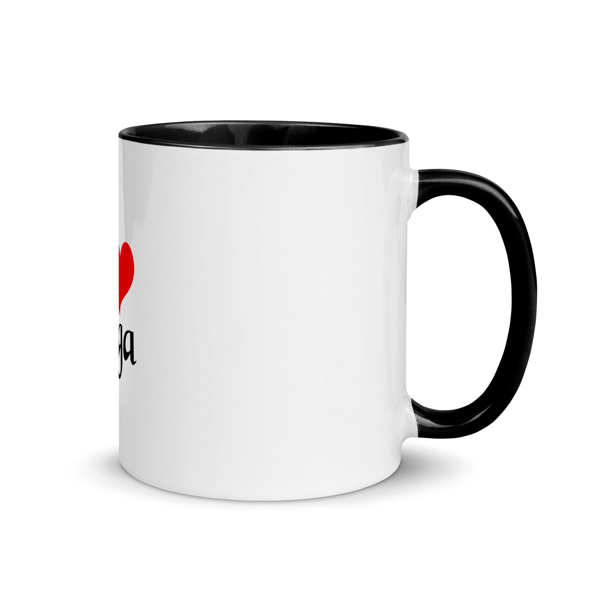 I LOVE YOGA - Mug with Color Inside