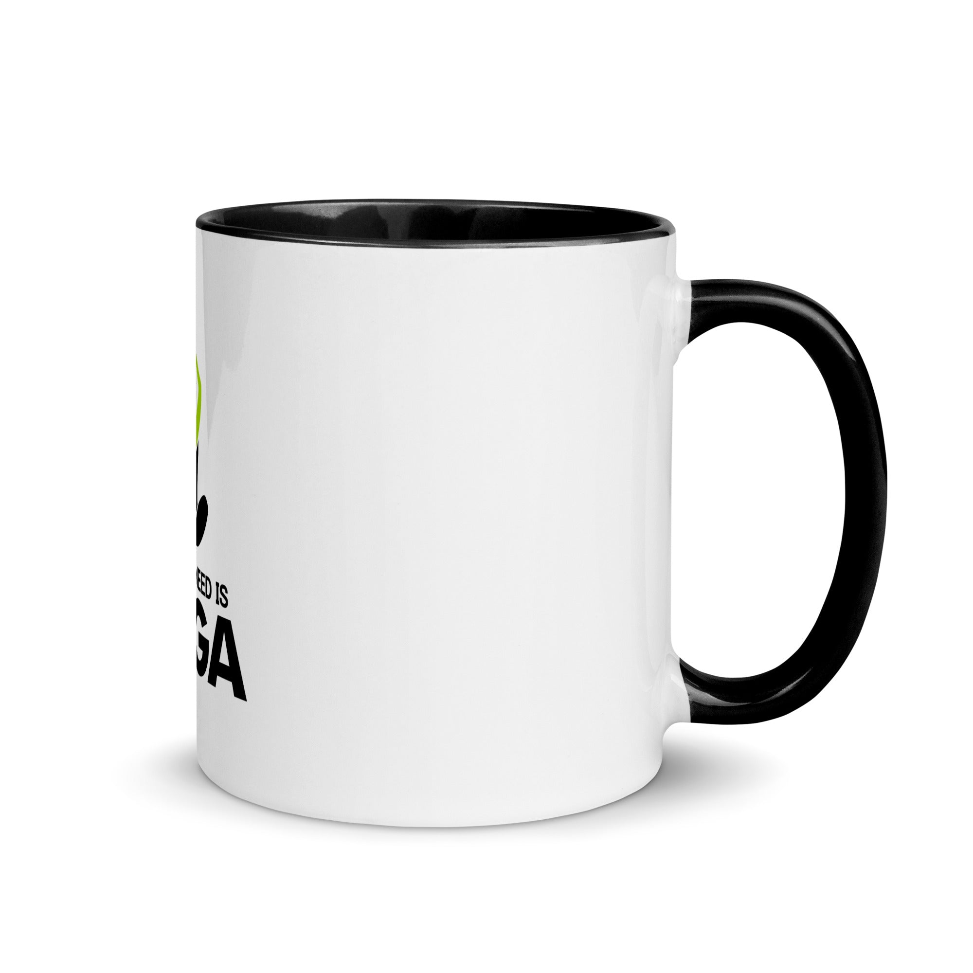 ALL YOU NEED IS YOGA - Mug with Color Inside