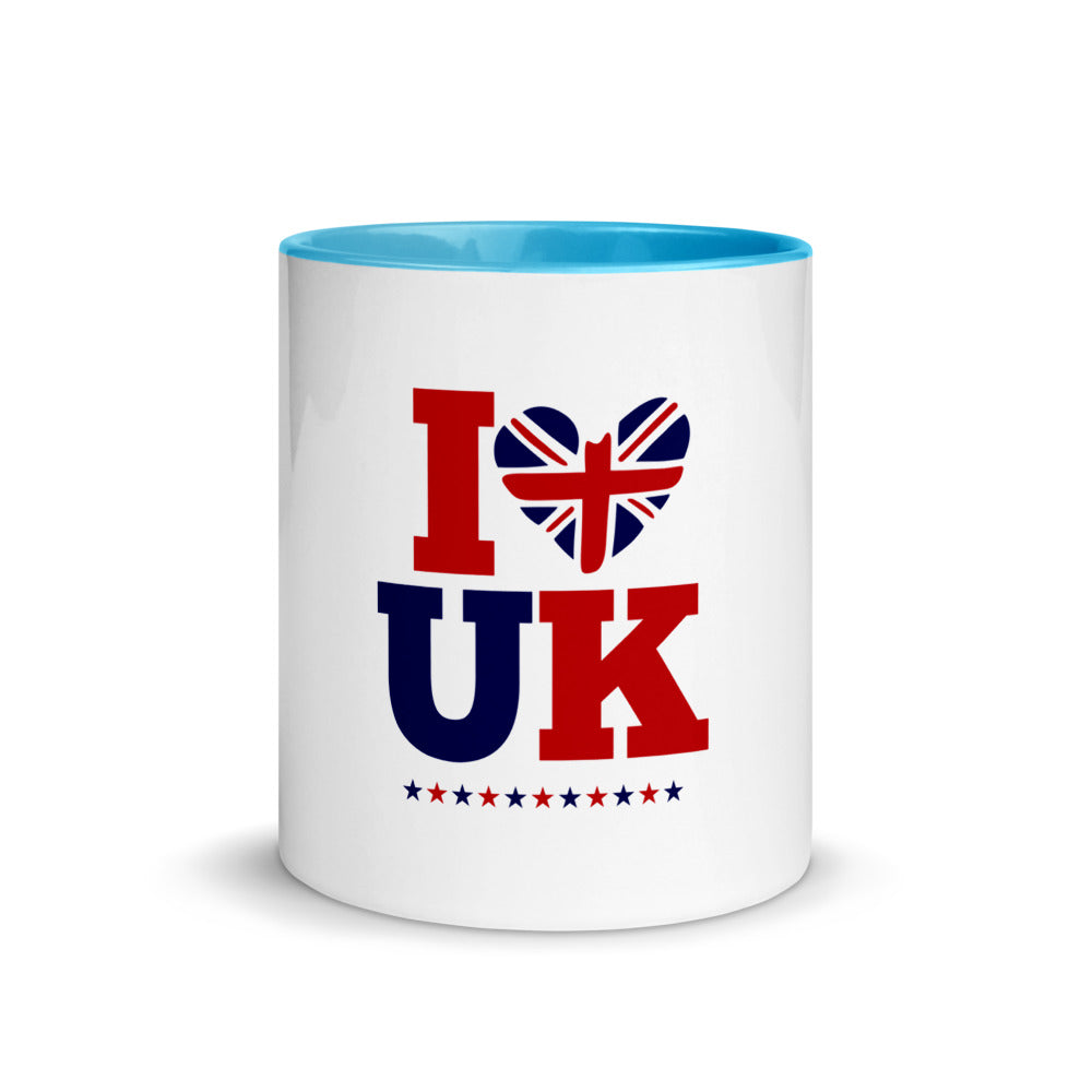 I LOVE UK - Mug with Color Inside