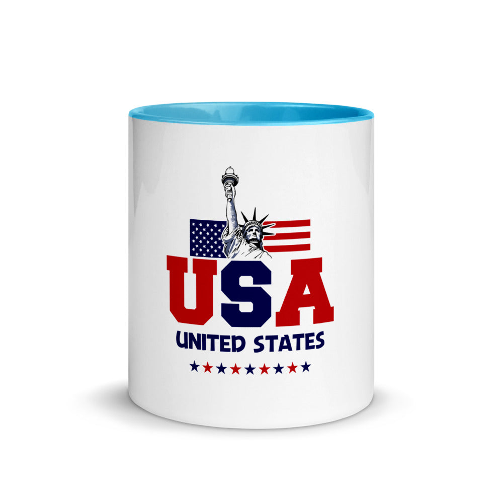 UNITED STATES OF AMERICA - Mug with Color Inside