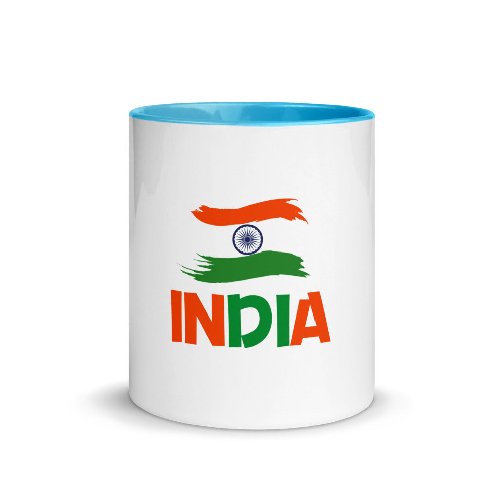 INDIA - Mug with Color Inside