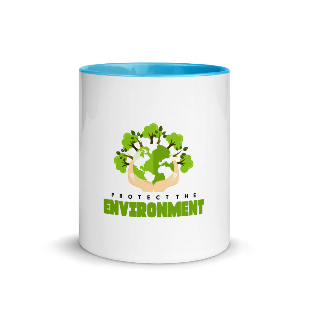 PROTECT THE ENVIRONMENT - Mug with Color Inside