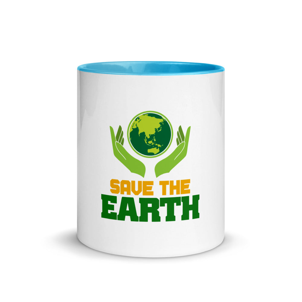 SAVE THE EARTH - Mug with Color Inside