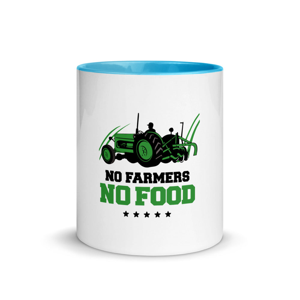 NO FARMERS NO FOOD - Mug with Color Inside