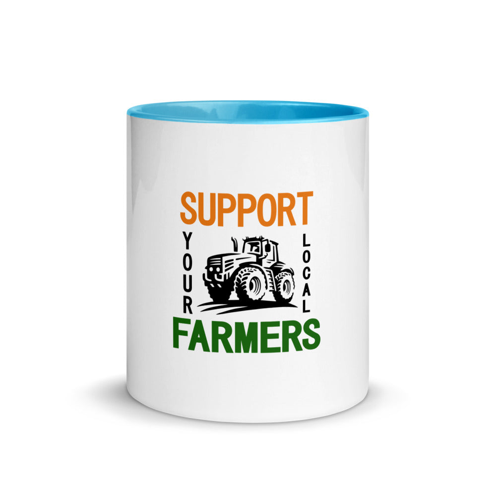 SUPPORT YOUR LOCAL FARMERS - Mug with Color Inside