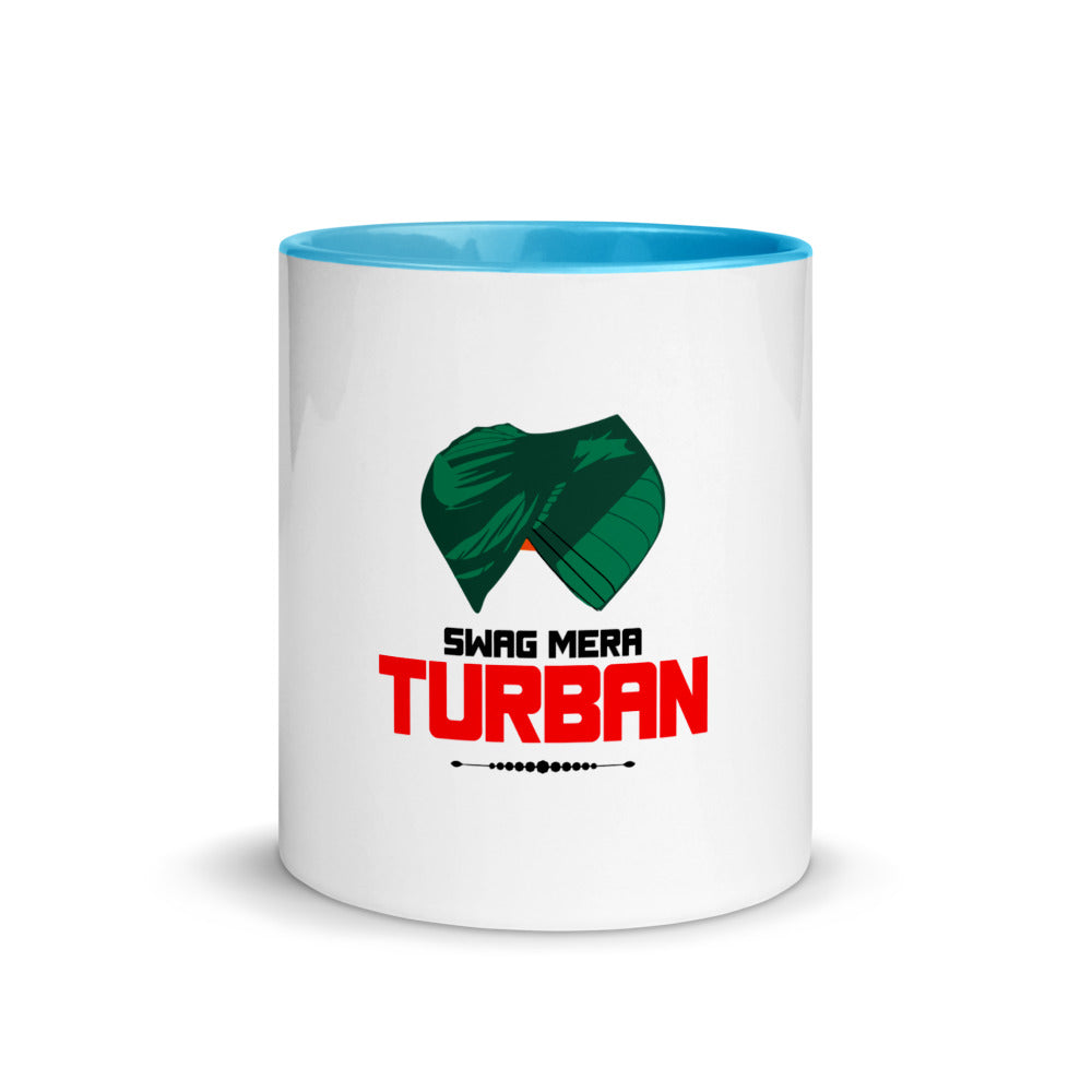 SWAG MERA TURBAN - Mug with Color Inside