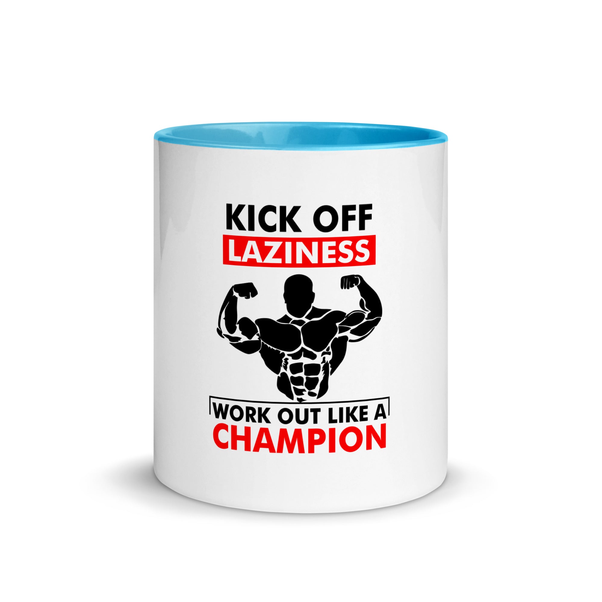 KICK OFF LAZINESS - Mug with Color Inside