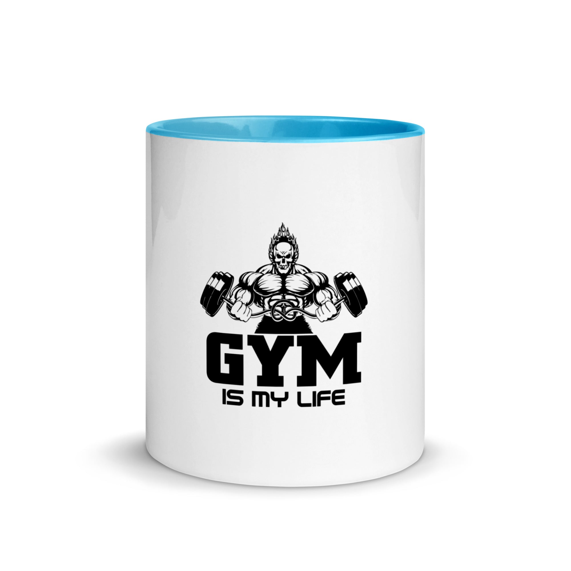 GYM IS MY LIFE - Mug with Color Inside