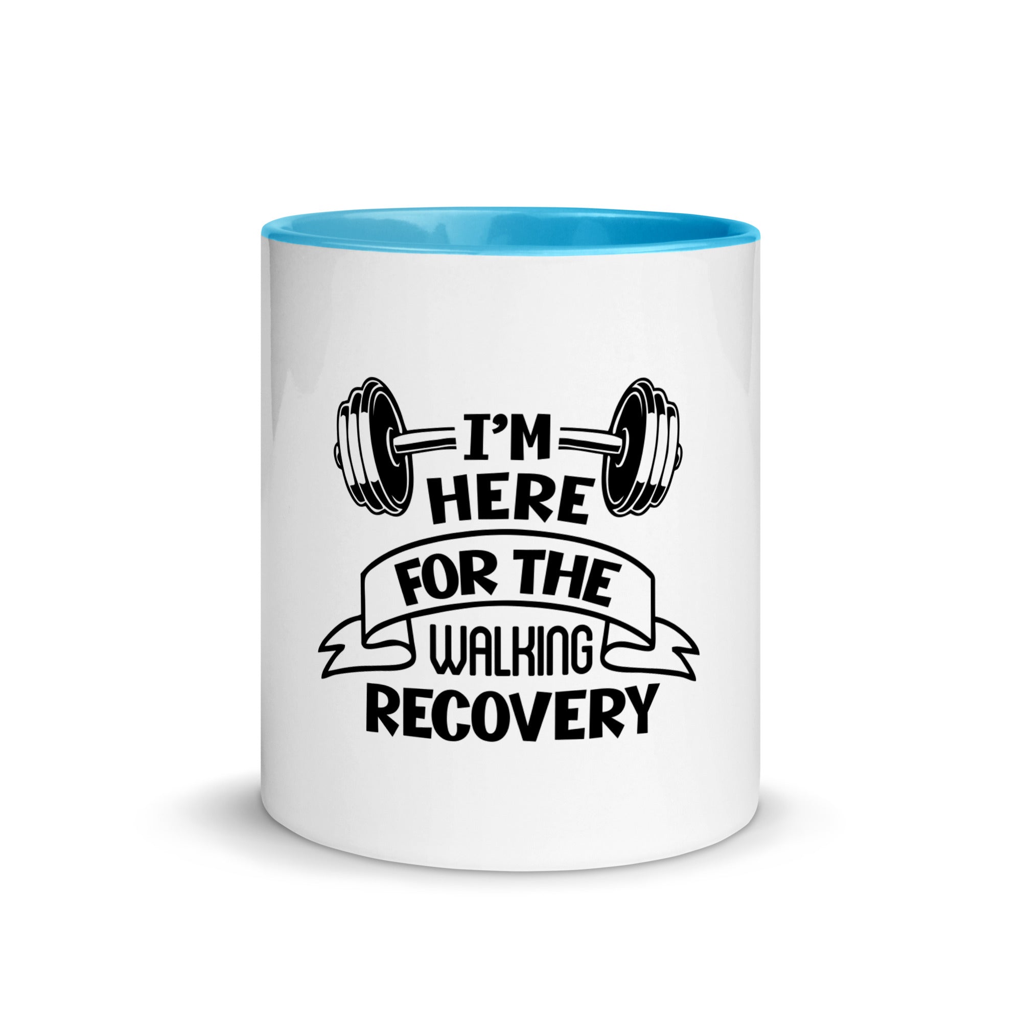 I'M HERE FOR THE WALKING RECOVERY - Mug with Color Inside