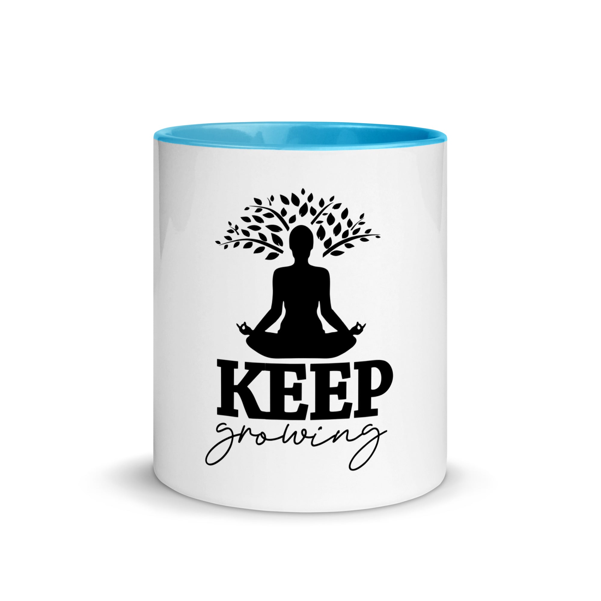 KEEP GROWING - Mug with Color Inside