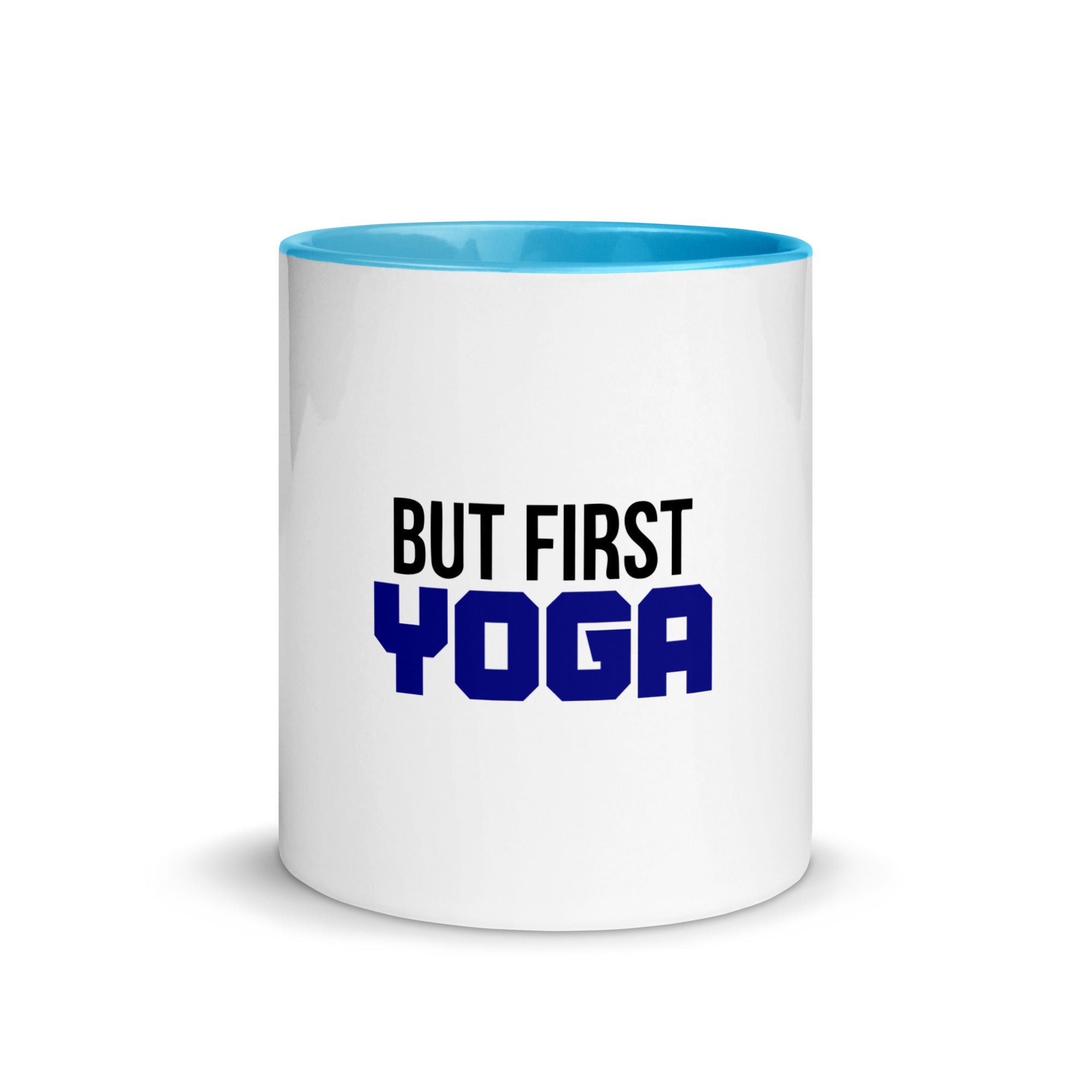 BUT FIRST YOGA - Mug with Color Inside