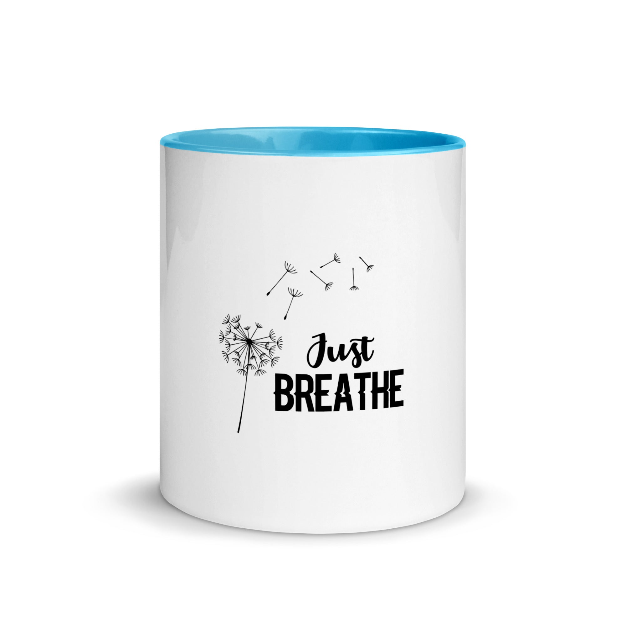 JUST BREATHE - Mug with Color Inside