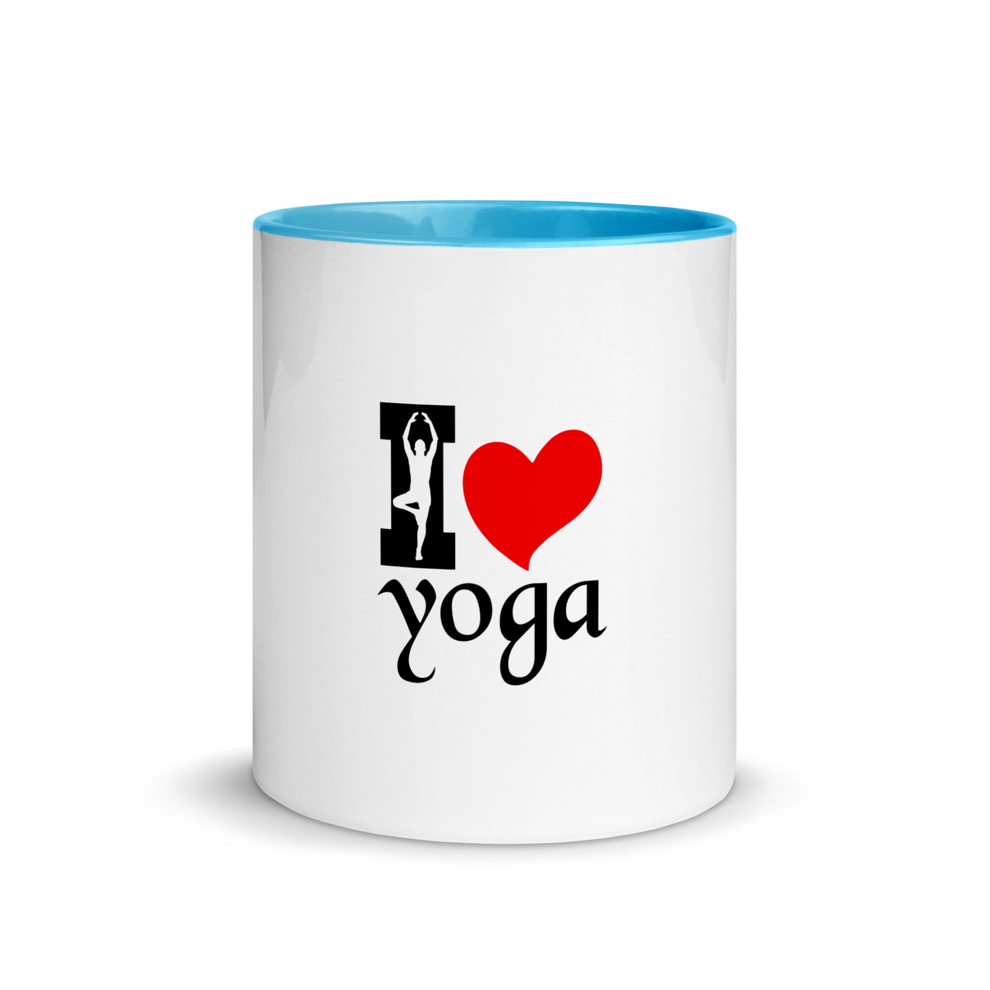 I LOVE YOGA - Mug with Color Inside
