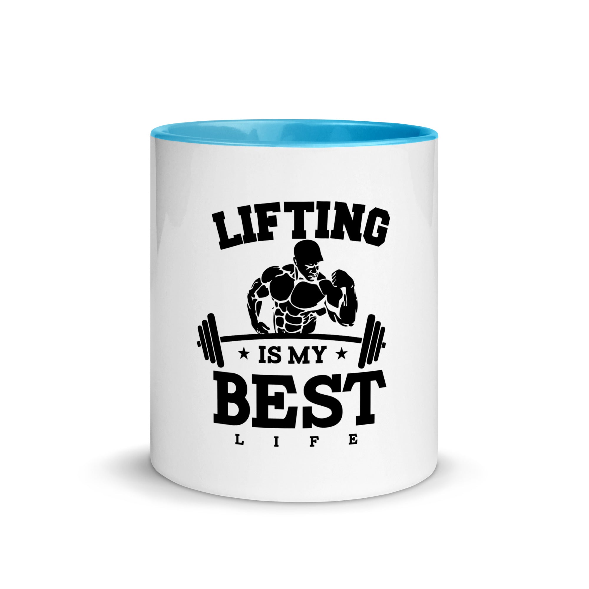 LIFTING IS MY BEST LIFE - Mug with Color Inside