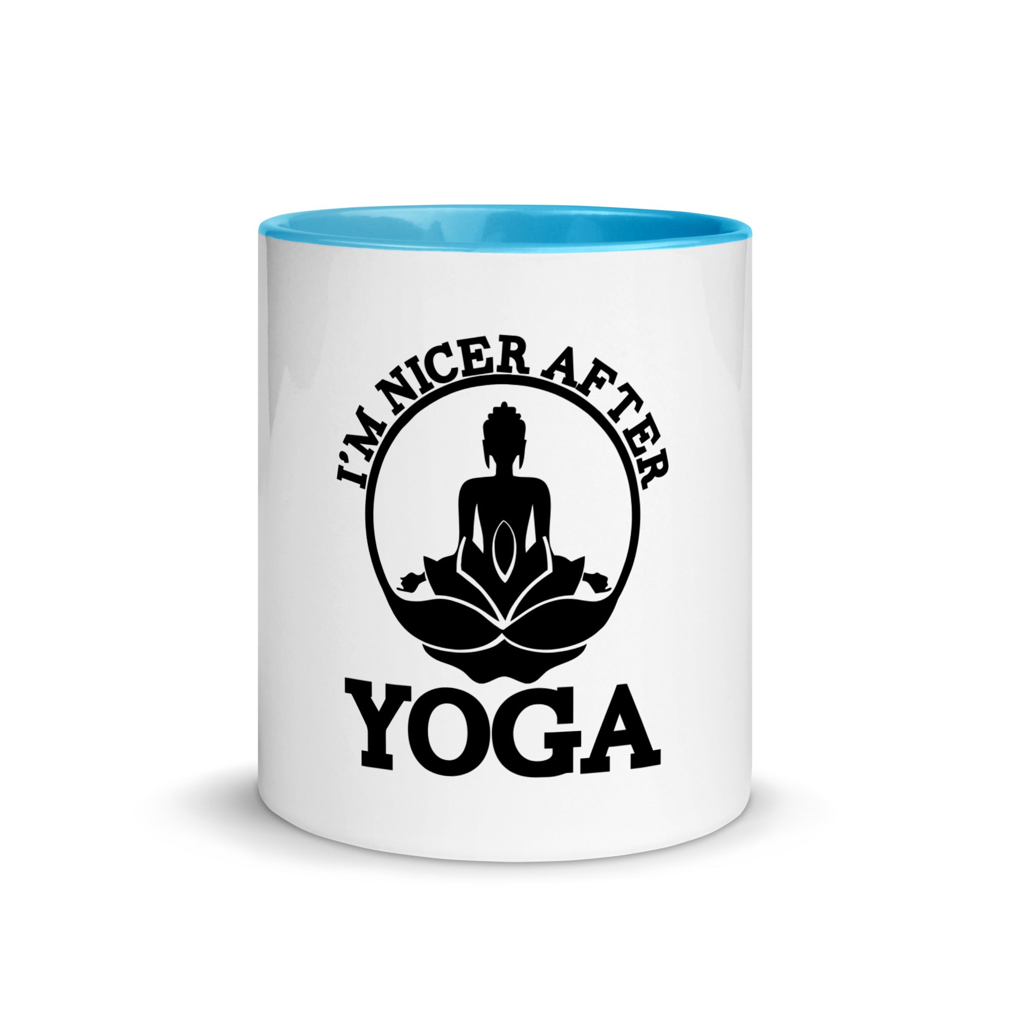 I'M NICER AFTER YOGA - Mug with Color Inside