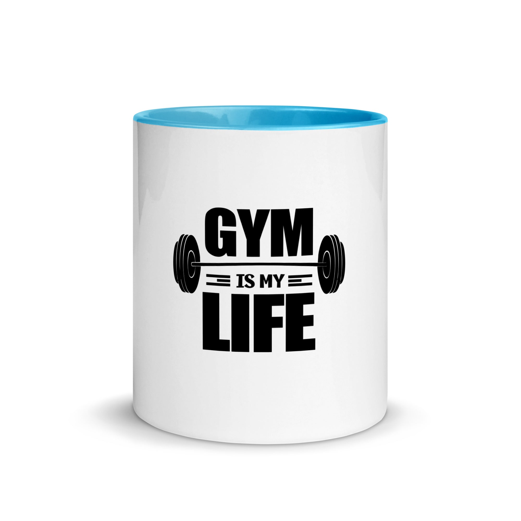 GYM IS MY LIFE - Mug with Color Inside