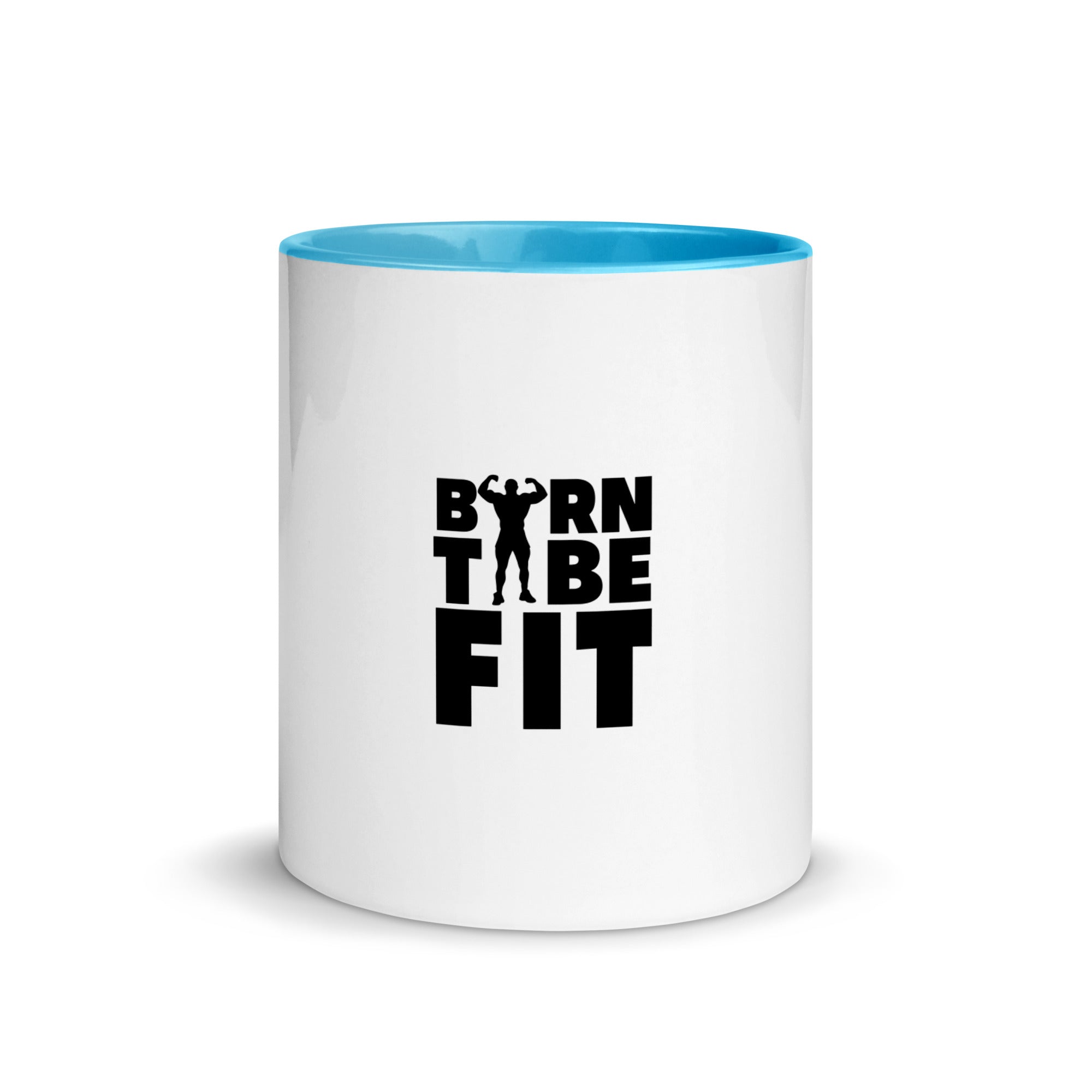 BORN TO BE FIT- Mug with Color Inside