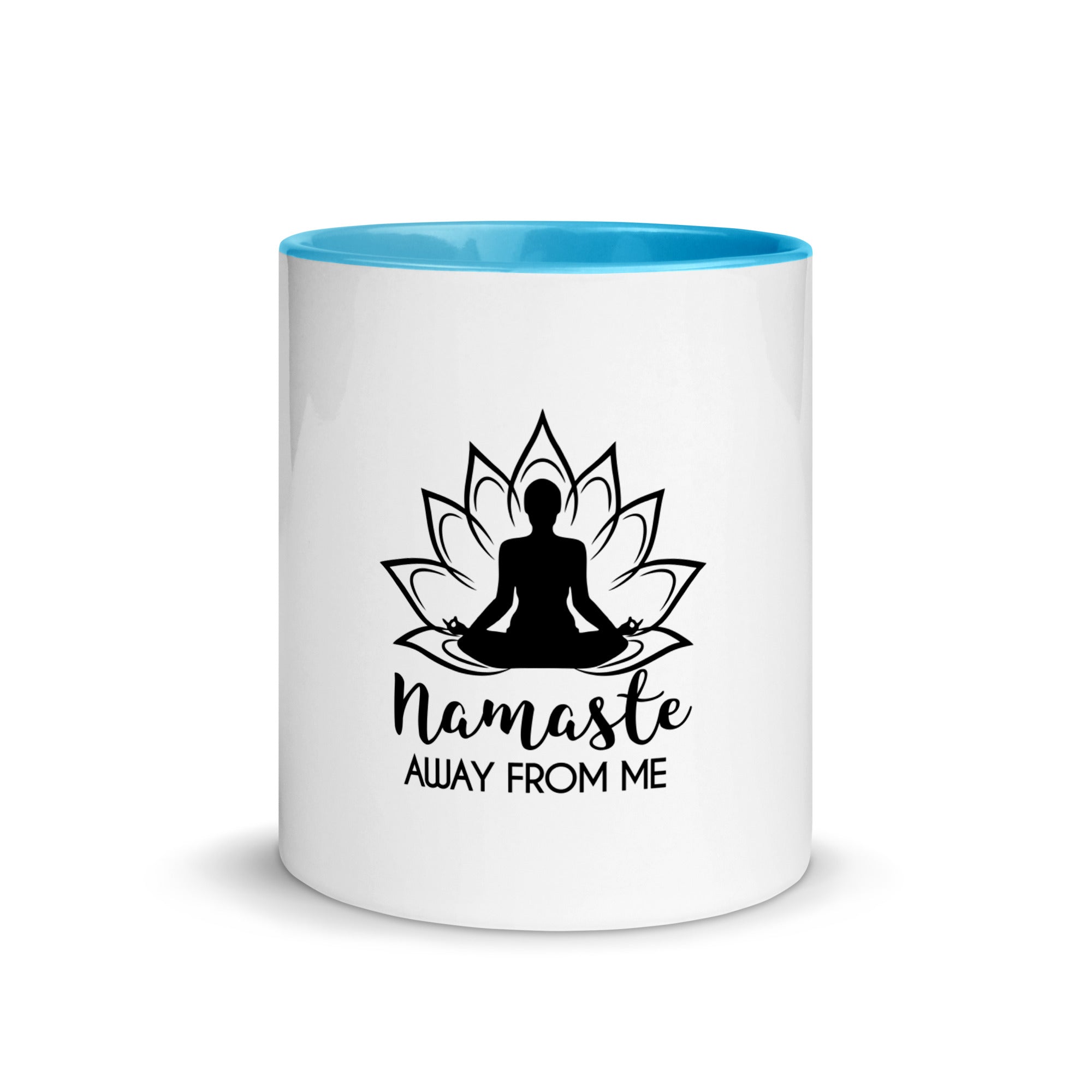 NAMASTE AWAY FROM ME - Mug with Color Inside