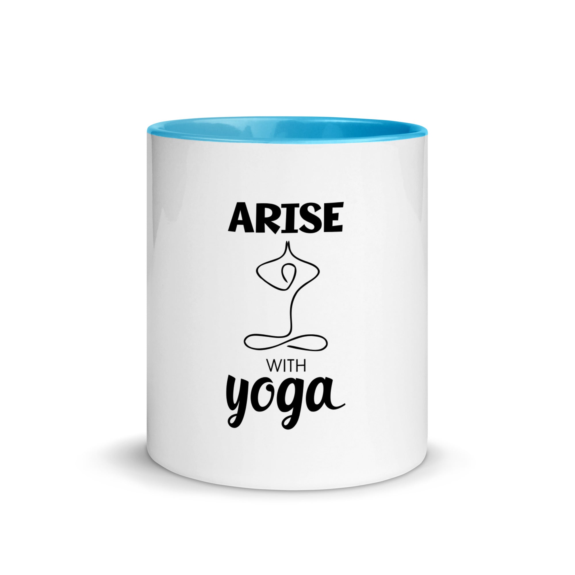 ARISE WITH YOGA - Mug with Color Inside