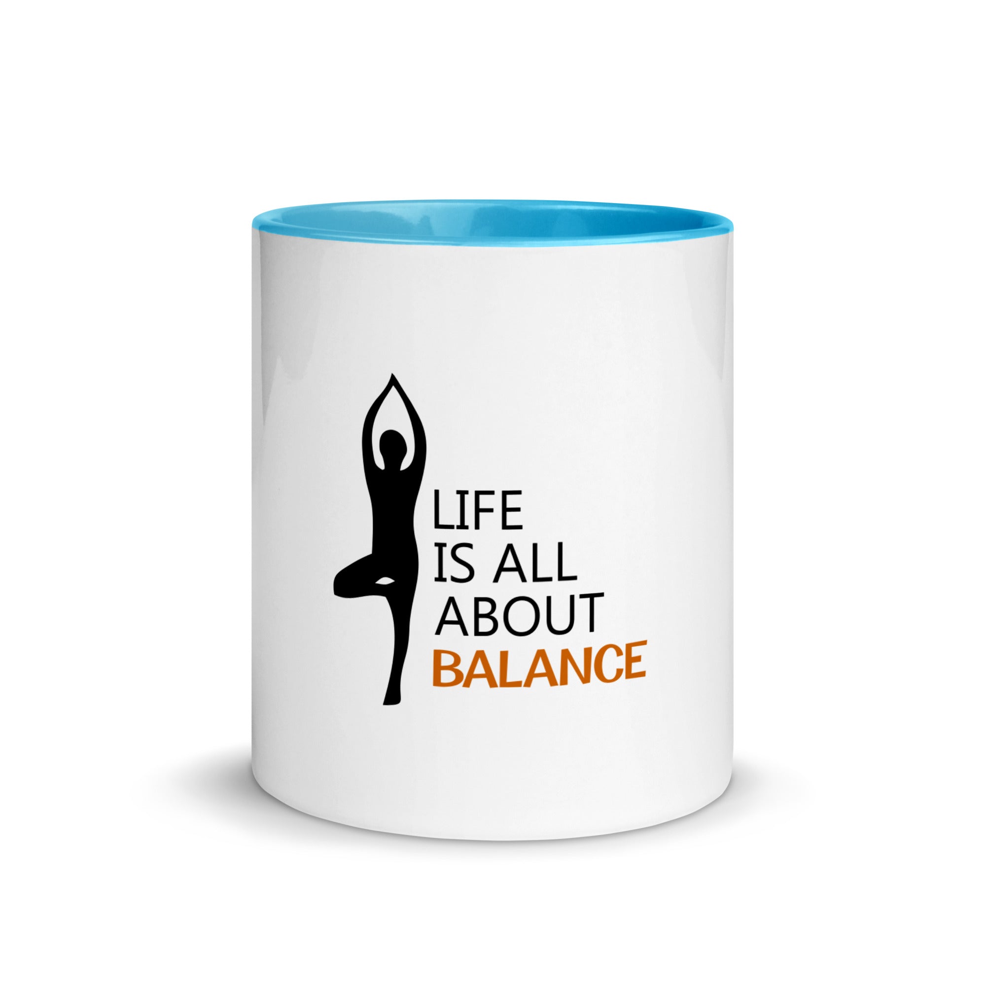 LIFE IS ALL ABOUT BALANCE - Mug with Color Inside