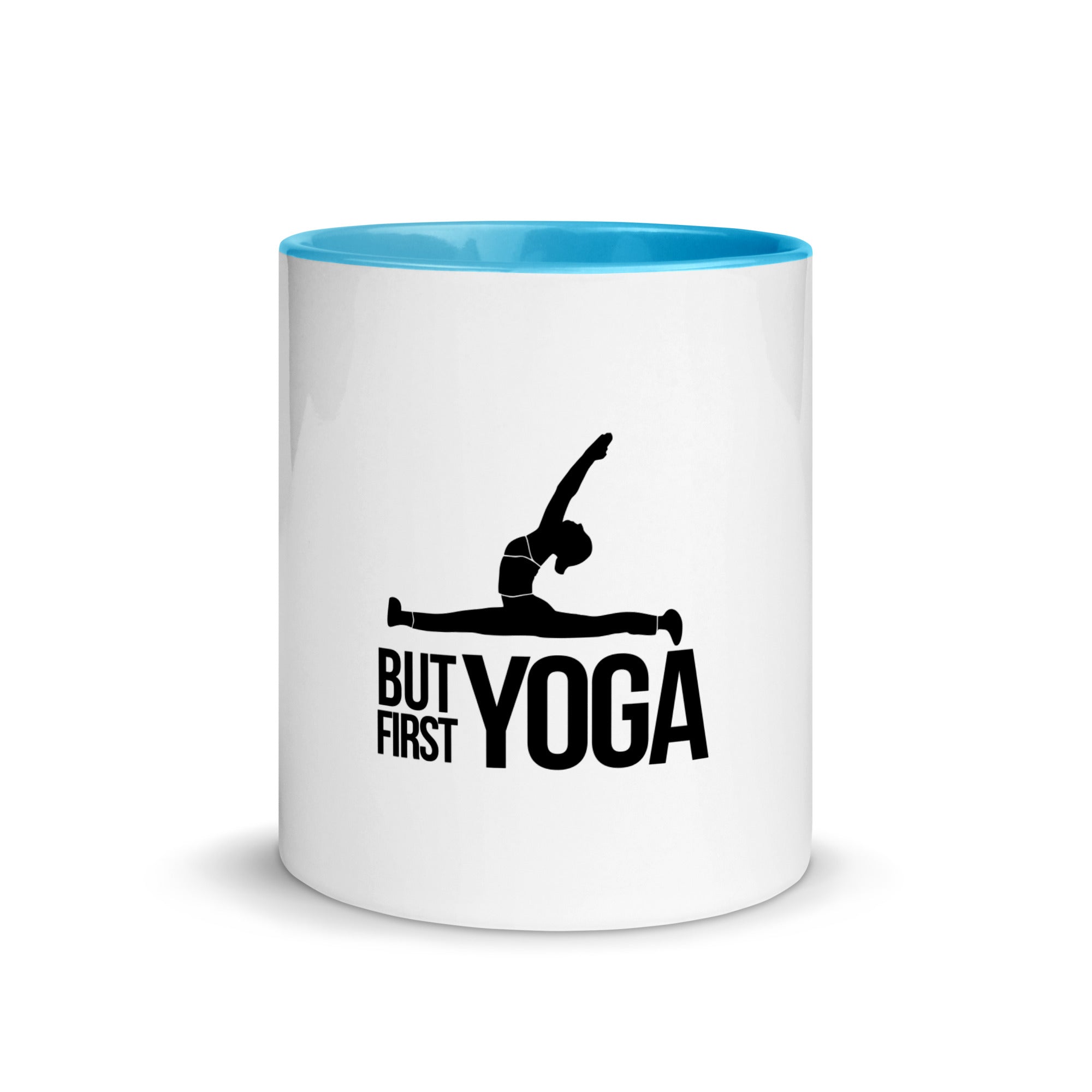 BUT FIRST YOGA - Mug with Color Inside