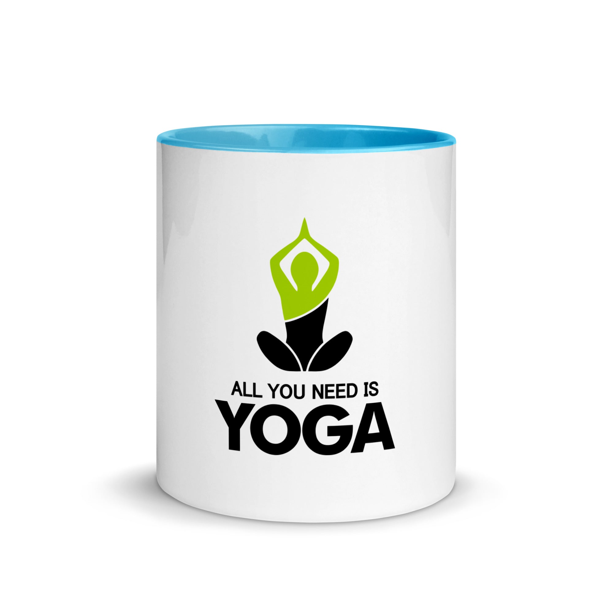ALL YOU NEED IS YOGA - Mug with Color Inside