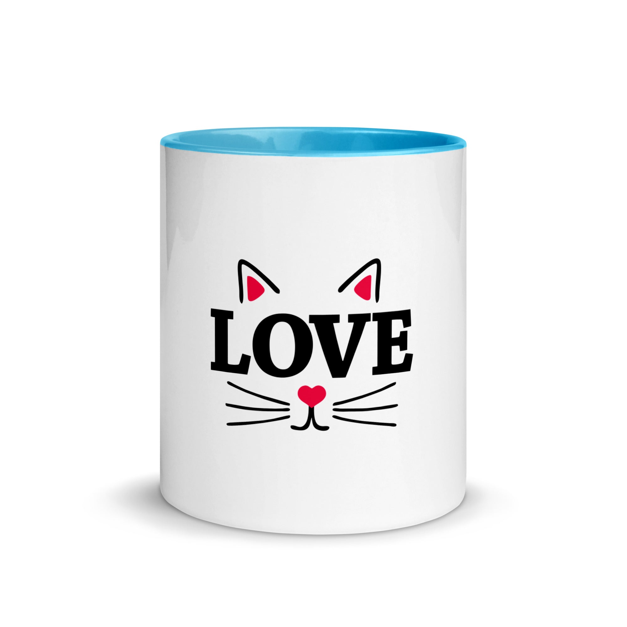 LOVE CATS - Mug with Color Inside