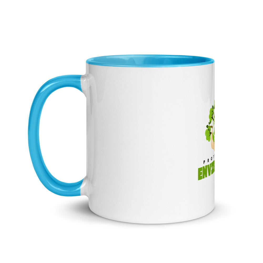 PROTECT THE ENVIRONMENT - Mug with Color Inside