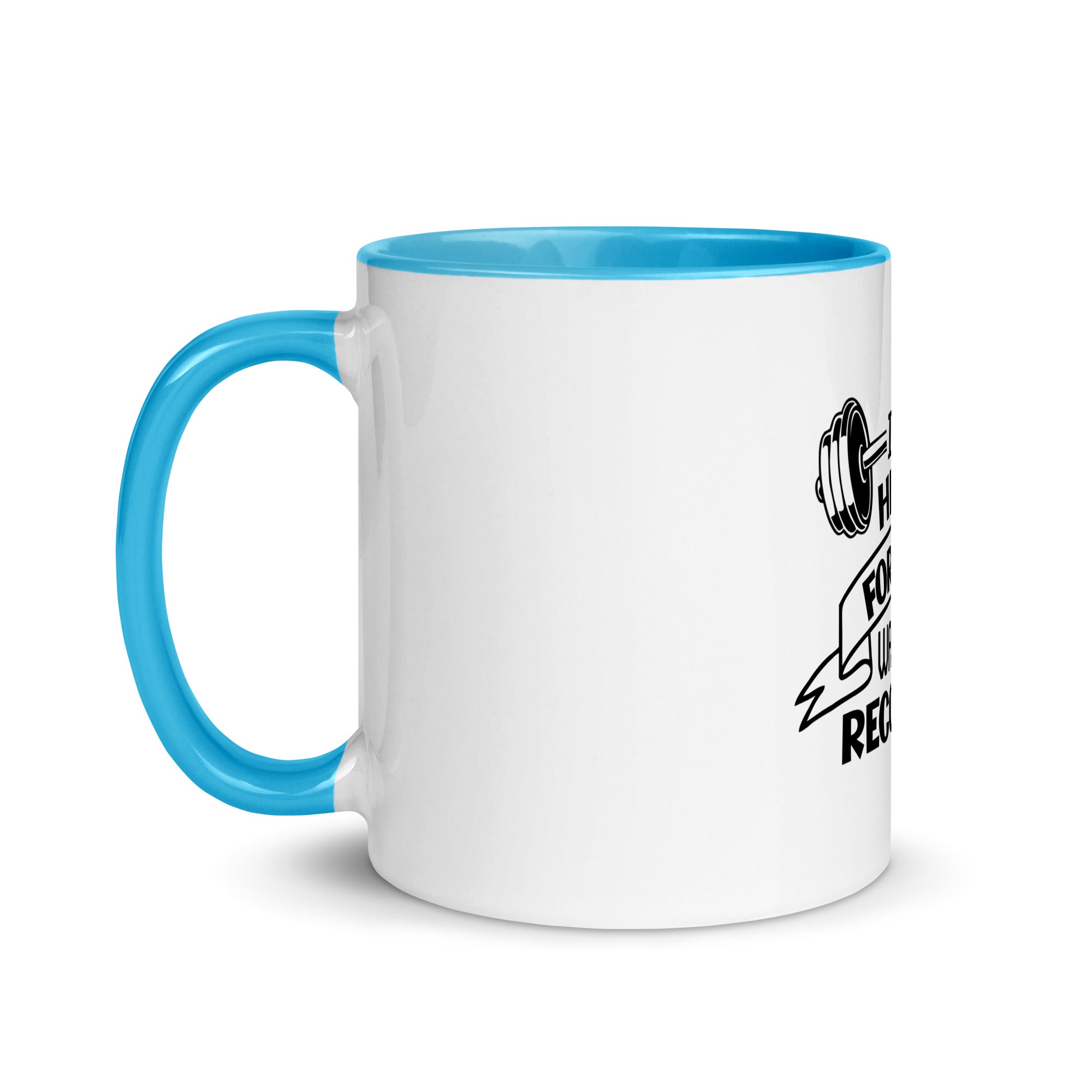 I'M HERE FOR THE WALKING RECOVERY - Mug with Color Inside