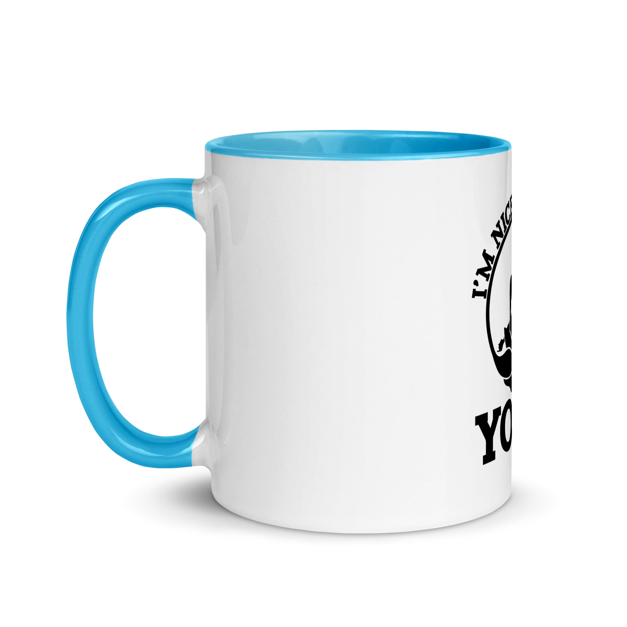 I'M NICER AFTER YOGA - Mug with Color Inside