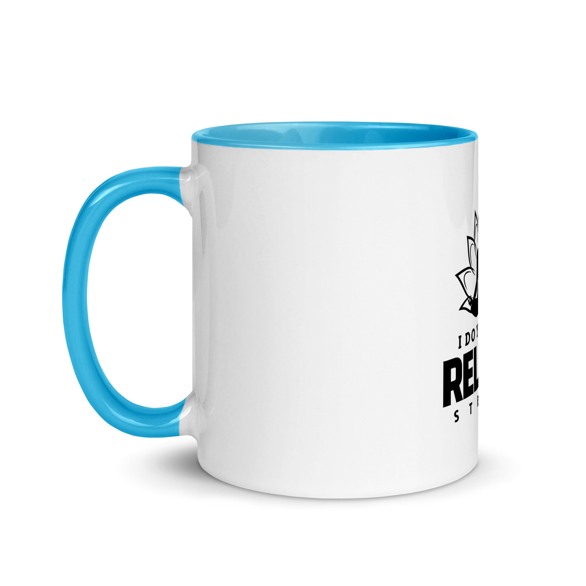 I  DO YOGA TO RELIEVE STRESS - Mug with Color Inside